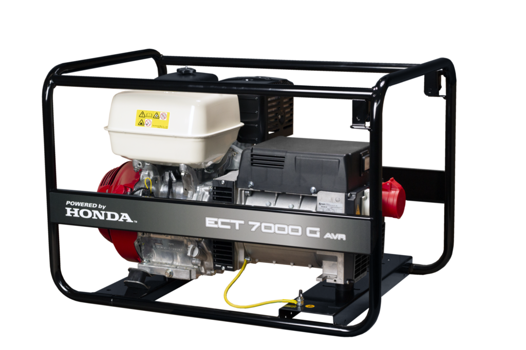 Honda - Rámová profesionální elektrocentrála ECT 7000G AVR