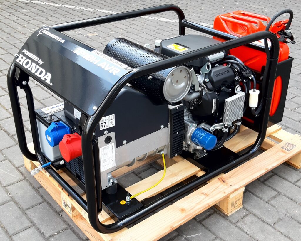 Honda - Rámová profesionální elektrocentrála TP 18 H AVR s podvozkem