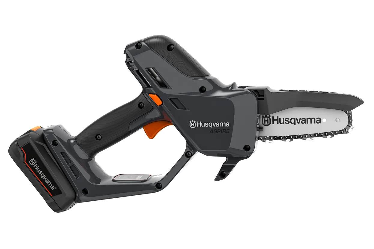 Husqvarna - Akumulátorová teleskopická vyvětvovací pila Aspire™ PE5-P4A s akumulátorem a nabíječkou