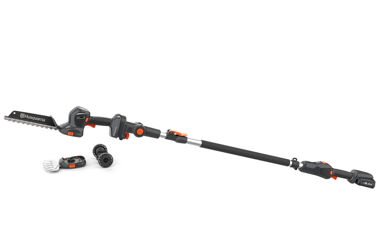 Husqvarna – Akumulátorový plotostřih Aspire™ S20-P4A s tyčí Aspire™ P4A, akumulátorem a nabíječkou